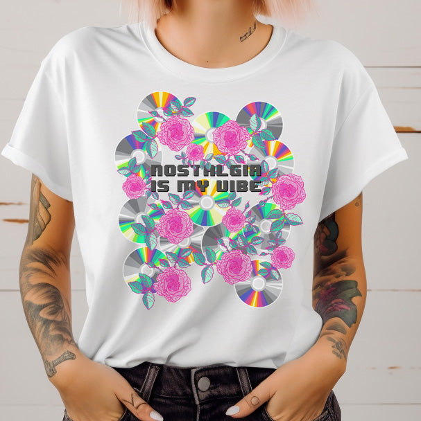 Nostalgia is my vibe Unisex Triko