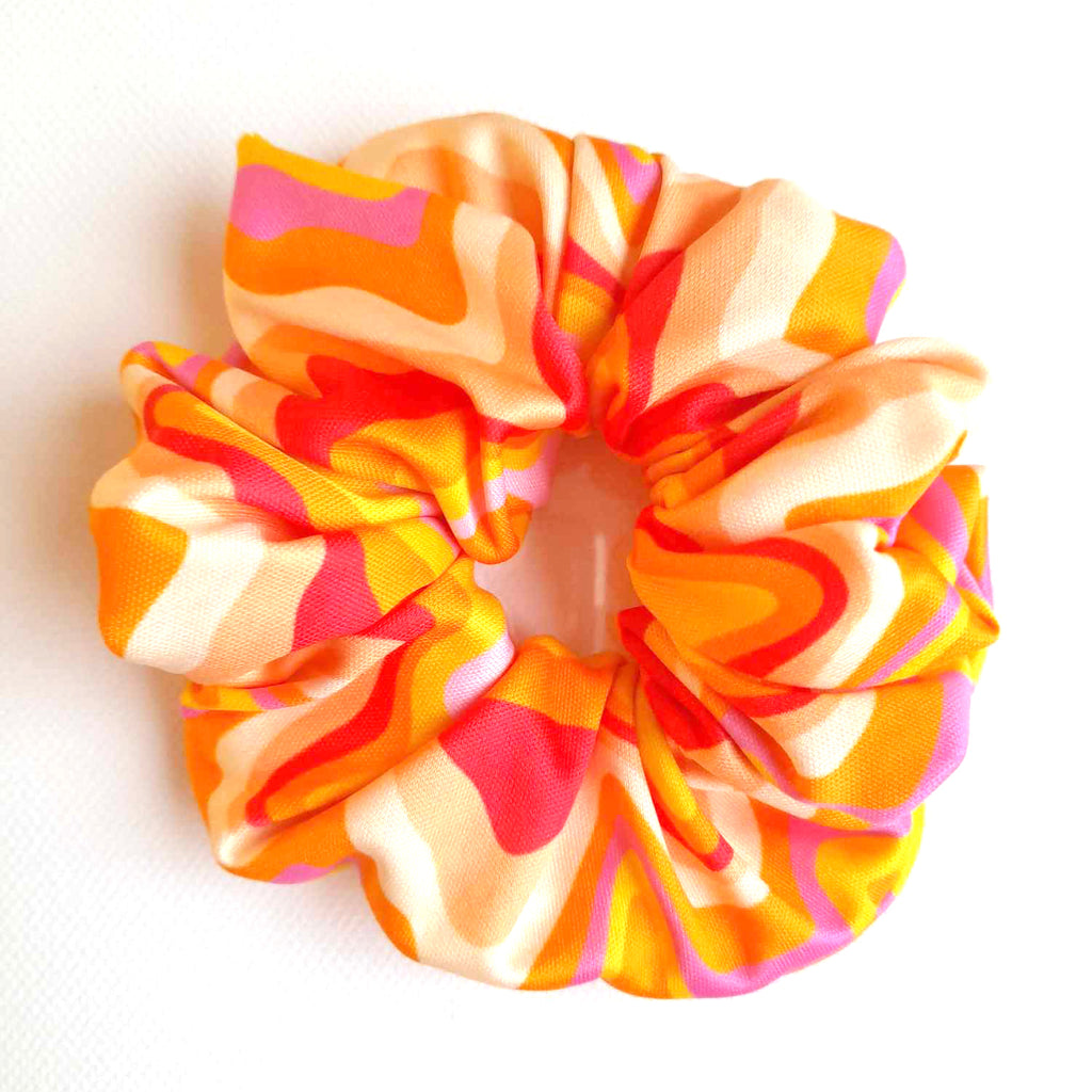 Dopaminová sada scrunchies Citrus & Waves Trio