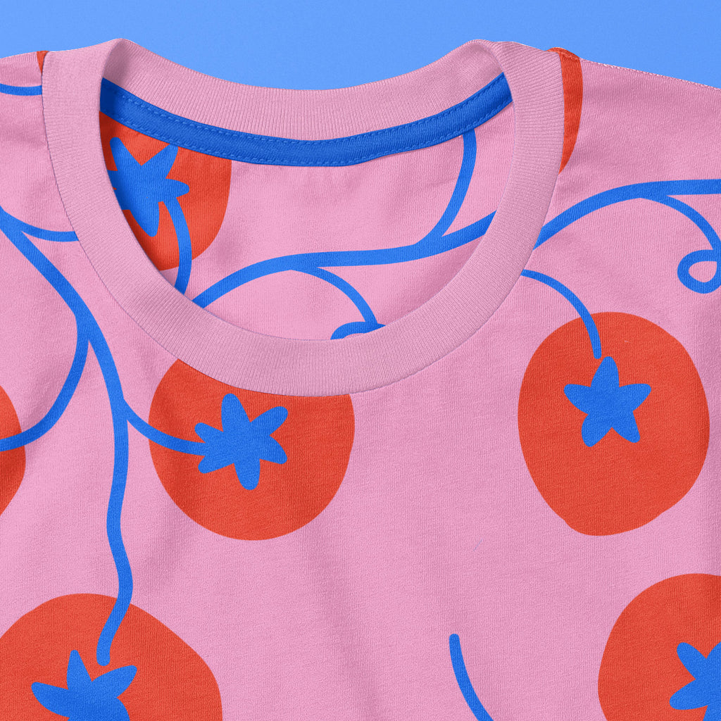 Cherry Delight Oversize Unisex Boxy Fit T-Shirt