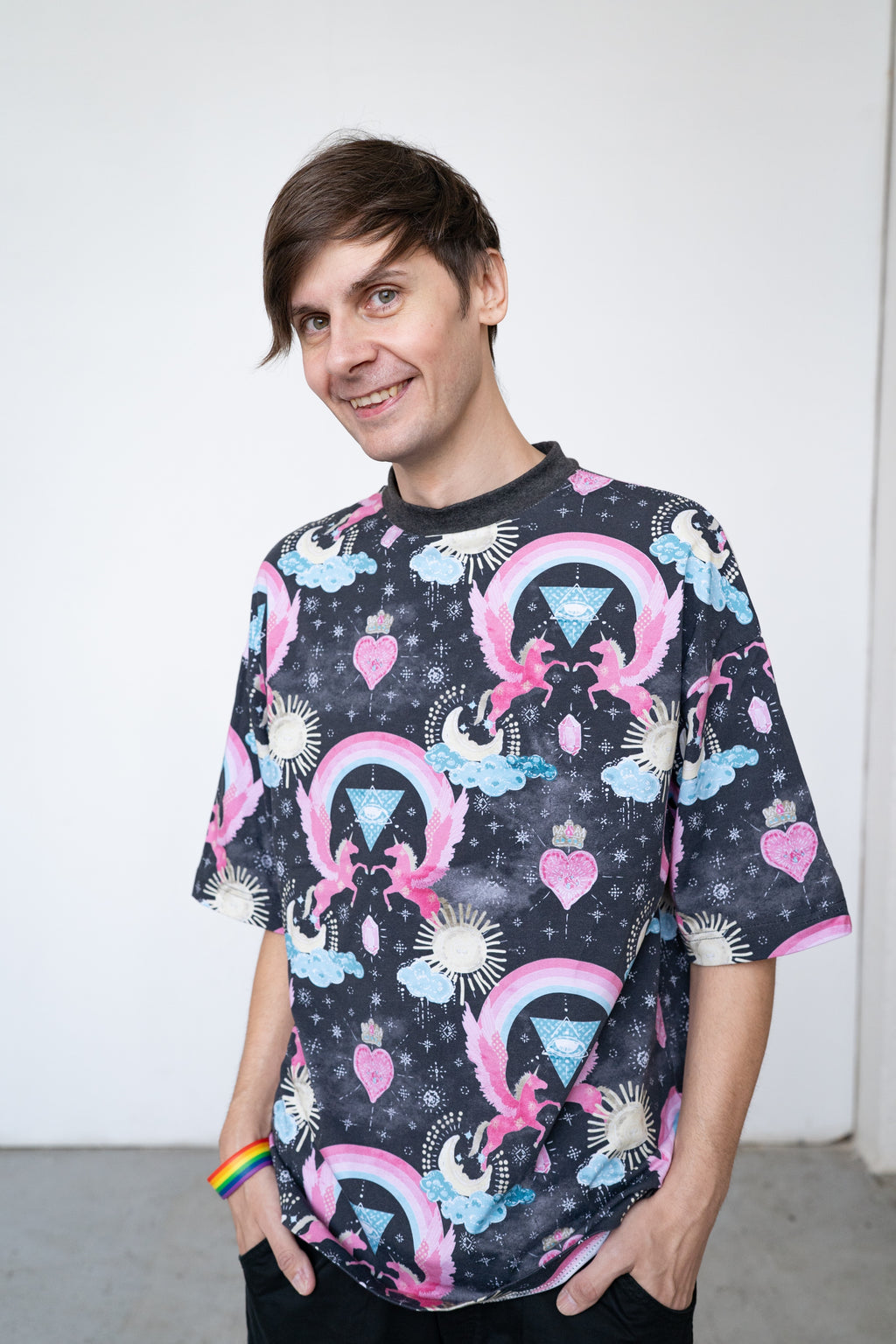 Cherry Delight Oversize Unisex Boxy Fit T-Shirt
