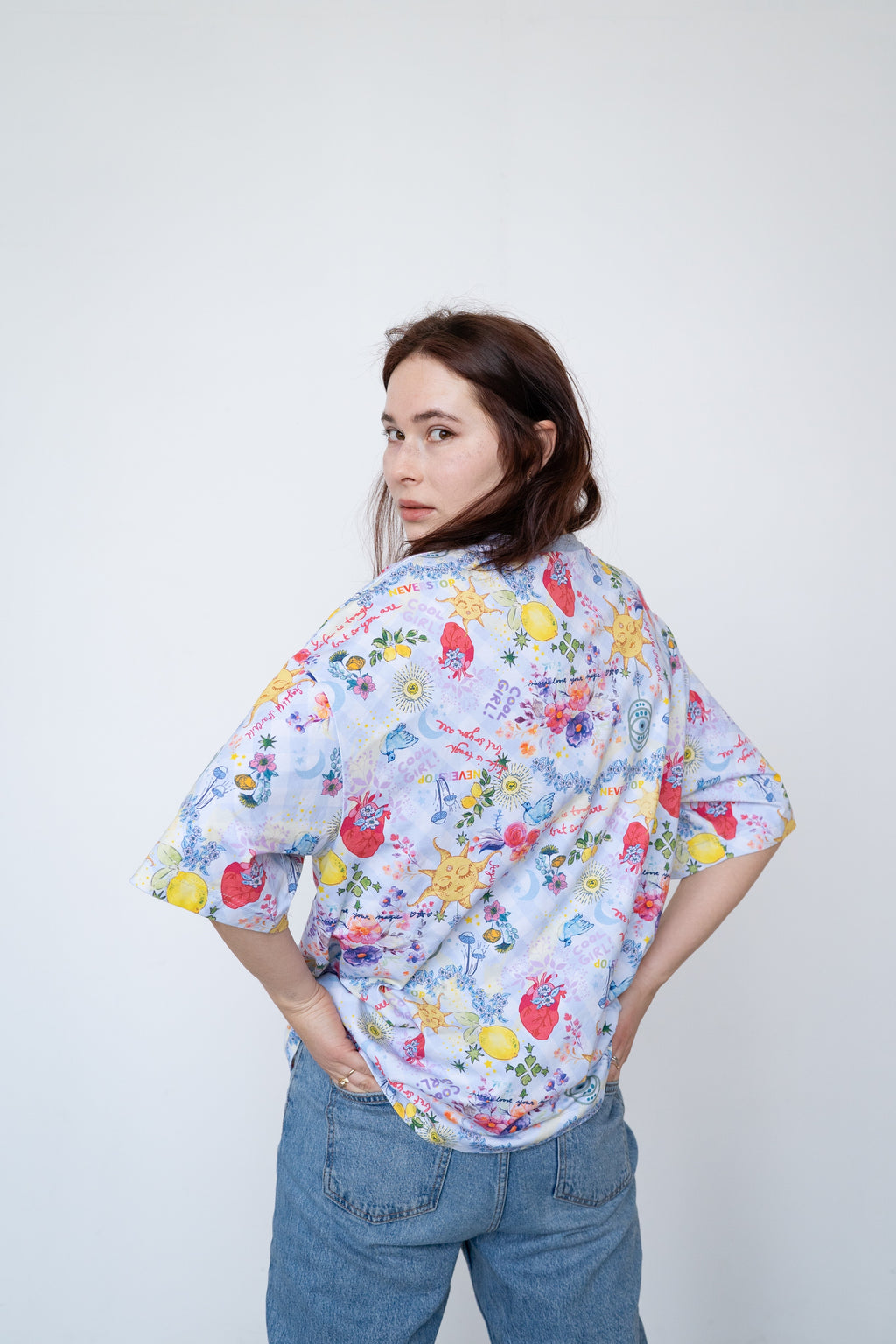 Cherry Delight Oversize Unisex Boxy Fit T-Shirt