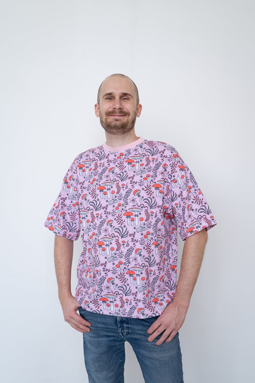 Cherry Delight Oversize Unisex Boxy Fit T-Shirt