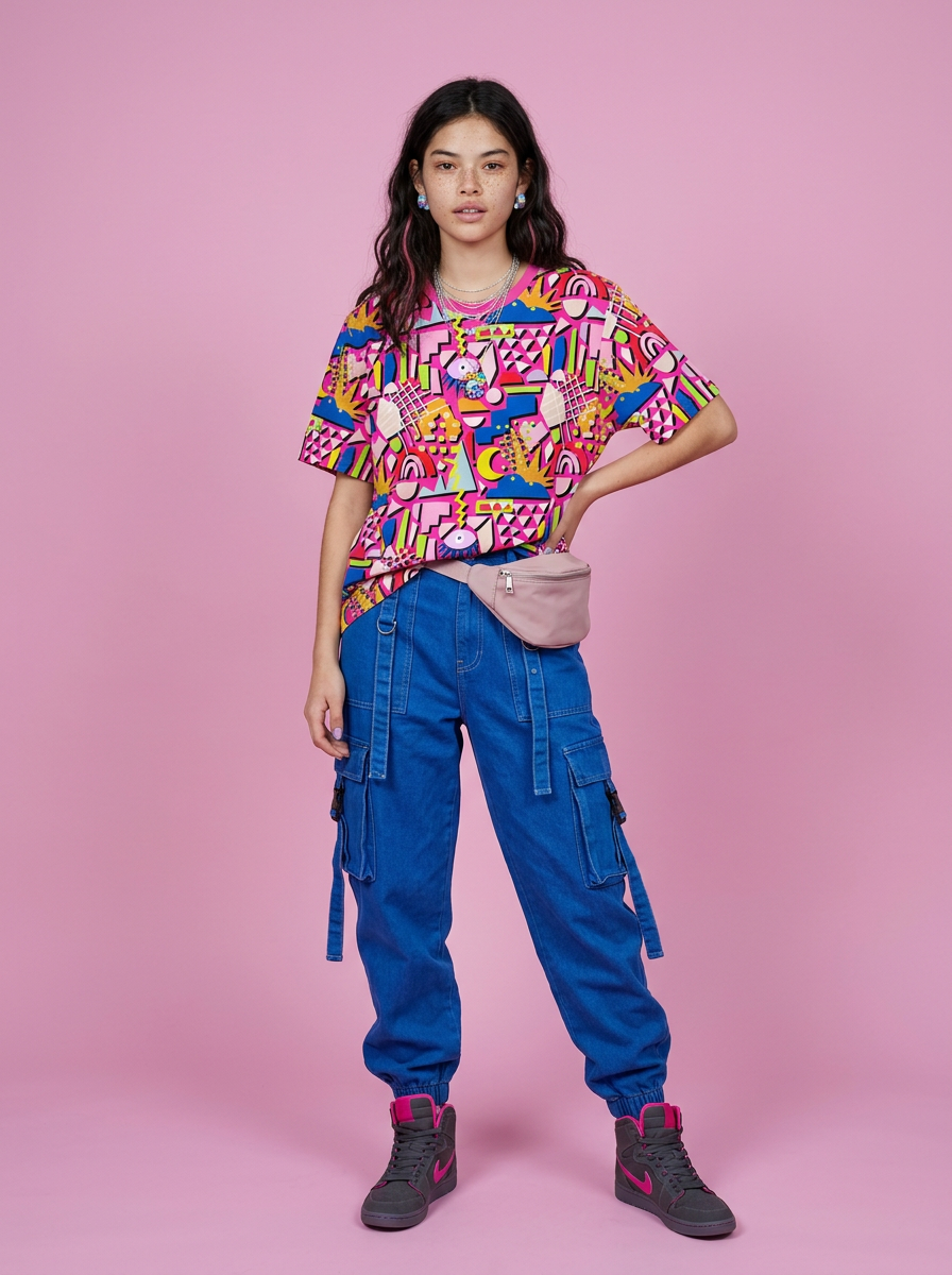 Cherry Delight Oversize Unisex Boxy Fit T-Shirt