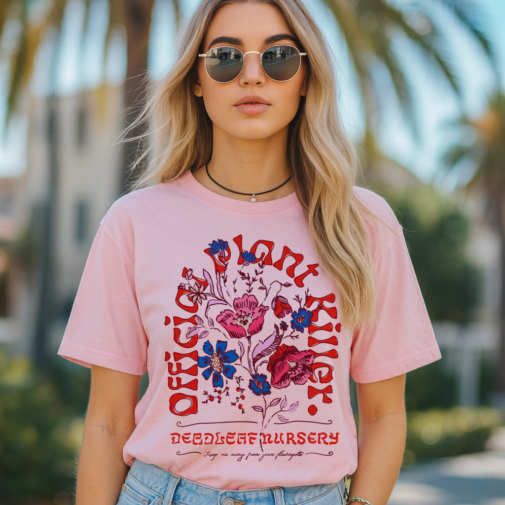 Official Plant Killer – Unisex Tričko | Oficiální Zabiják Kytek