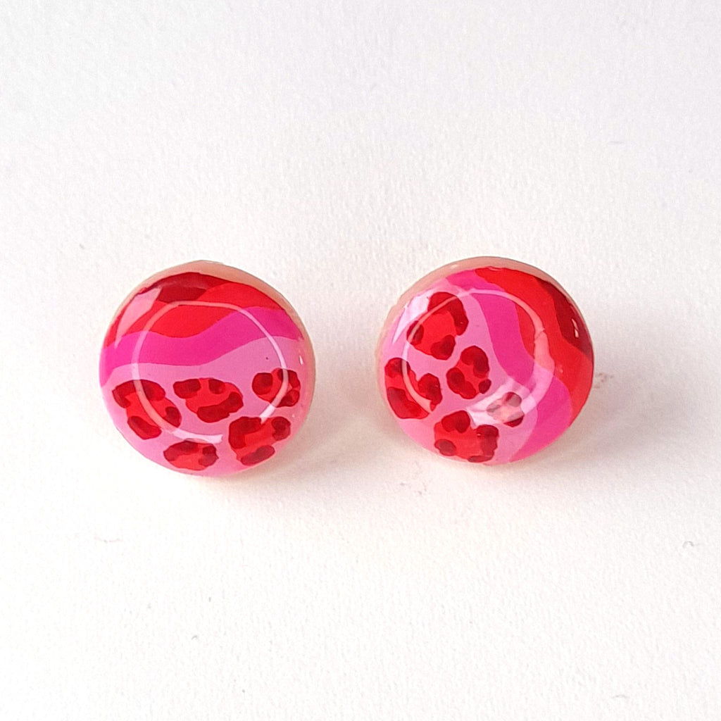 Náušnice All the Pinks Cheetah