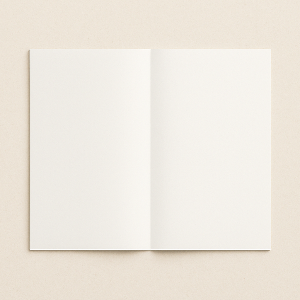 A5 sešit s čistými listy a autorskou ilustrací Štěpánova kulinářského umění