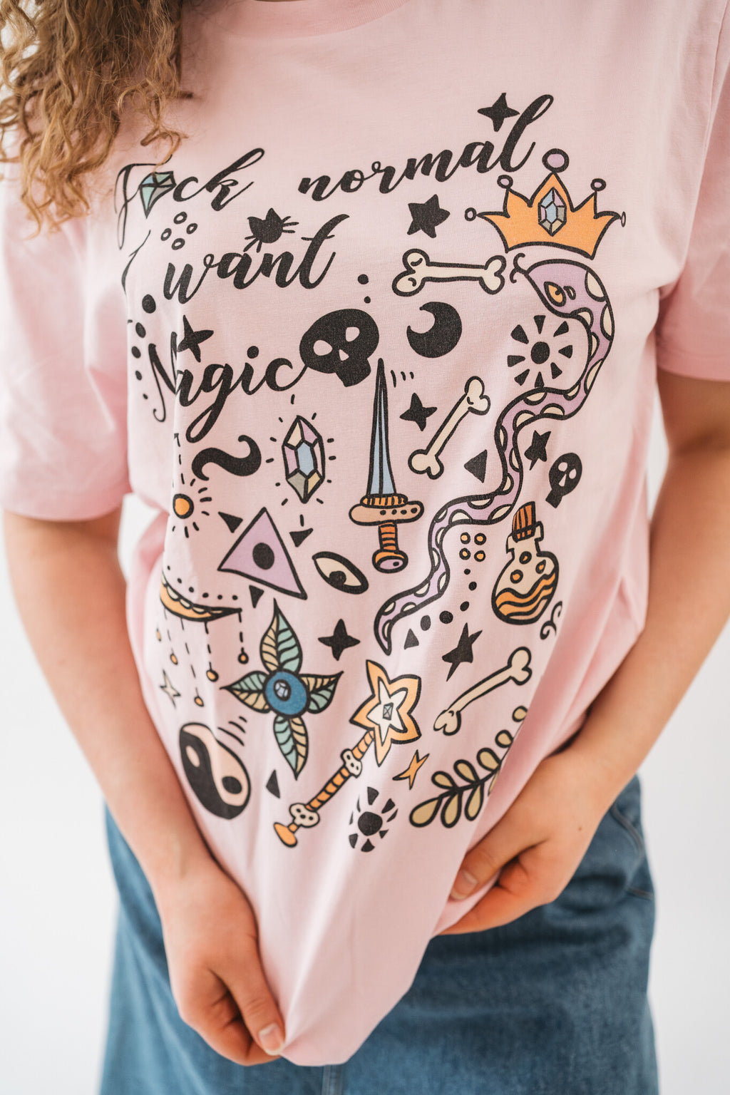 F*ck Normal, I Want Magic – Sweet & Edgy Tričko s Autorským Potiskem